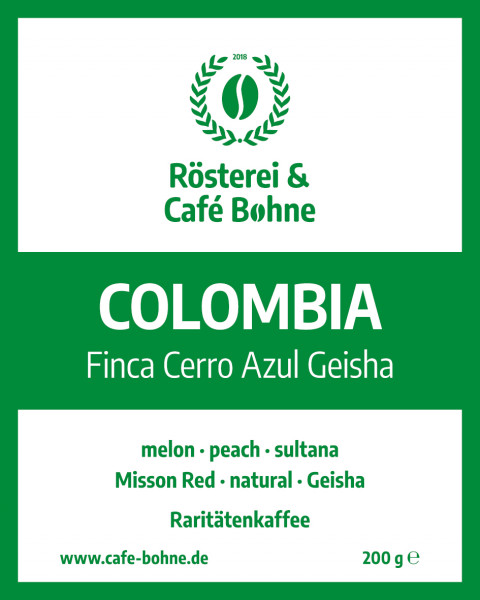 Colombia Finca Cerro Azul Geisha